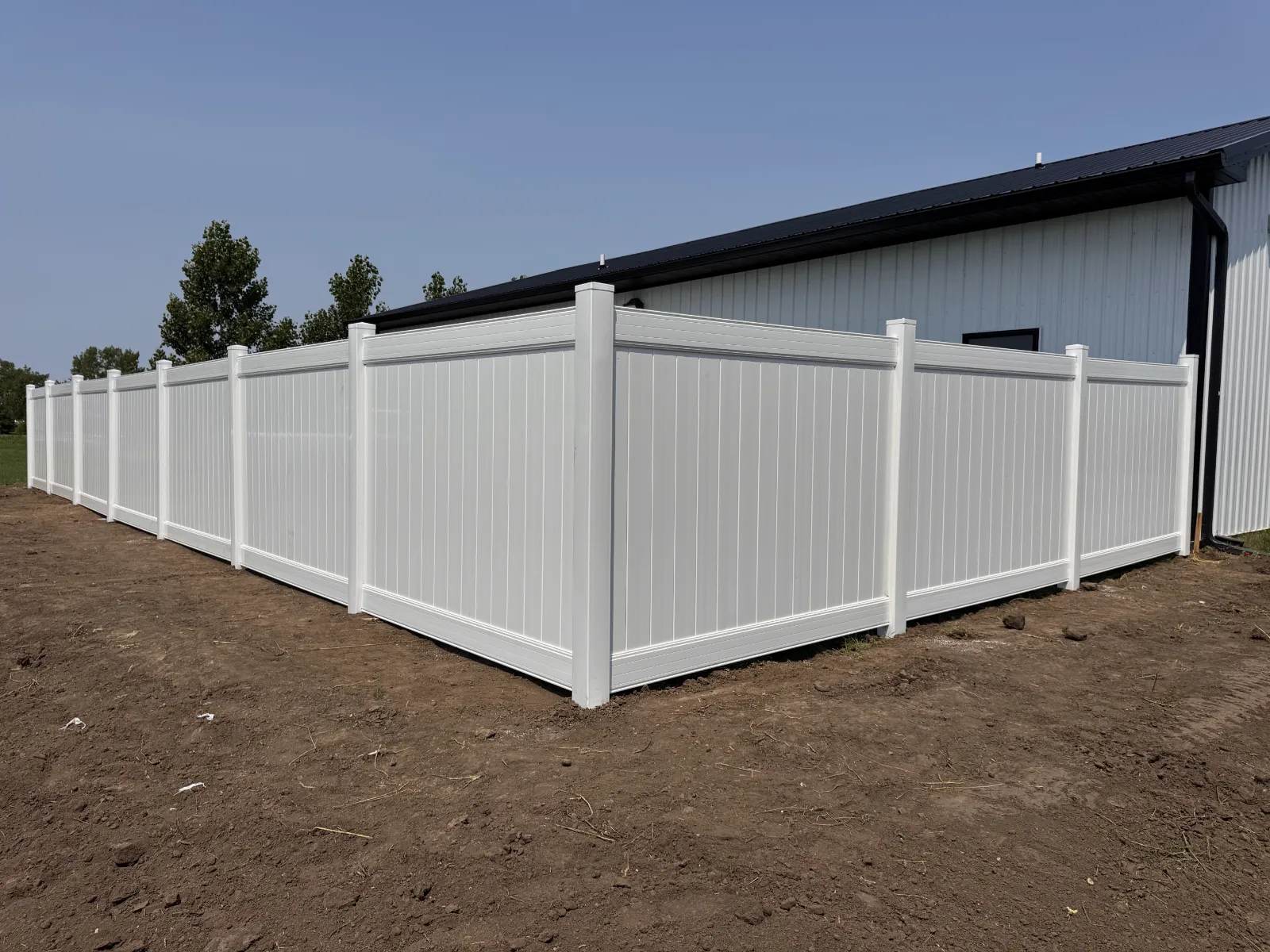 Vinyl fence
